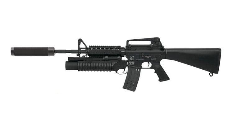 M16 с подствольным гранатомётом M203