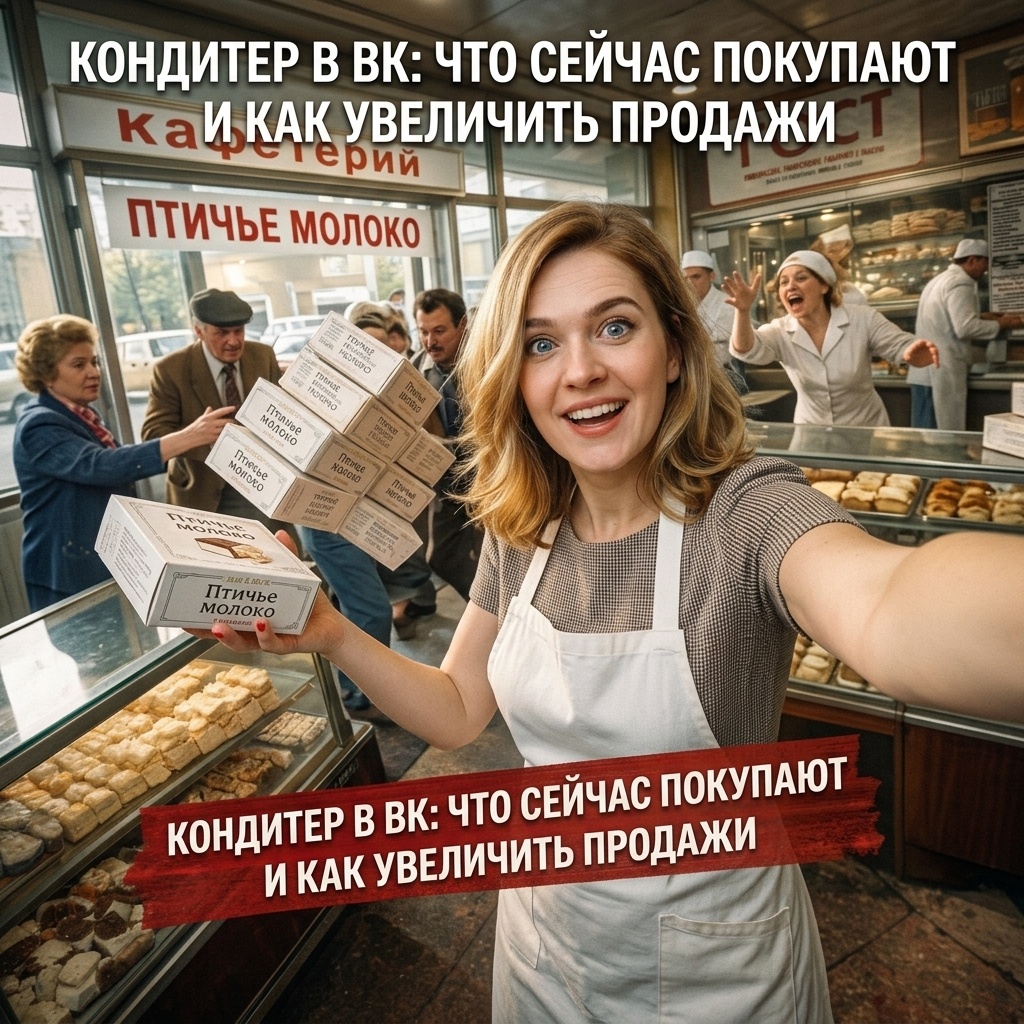    Тренды покупок и способы увеличения продаж для кондитера в ВК admin