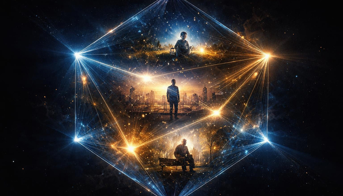 В блок-вселенной прошлое, настоящее и будущее одинаково реальны и существуют одновременно. «Сейчас» – лишь иллюзия, зависящая от точки зрения наблюдателя.