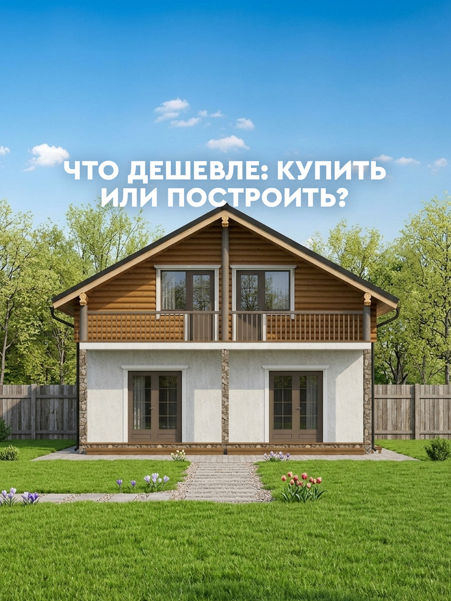 Что дешевле: купить готовый дом или построить самим?