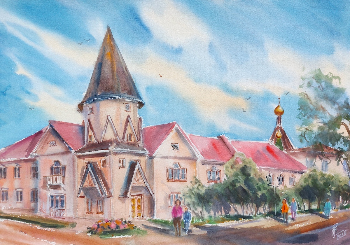 Нарьян-Мар (НАО). Автор: Оксана Коробань. Изображение предоставлено Ассоциацией художников-пленэристов / pleinair-russia.ru