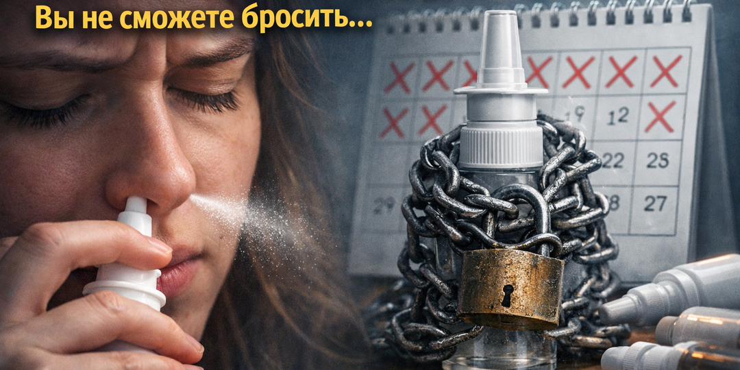 Капли от насморка, к которым привыкают незаметно- и потом не могут слезть?!