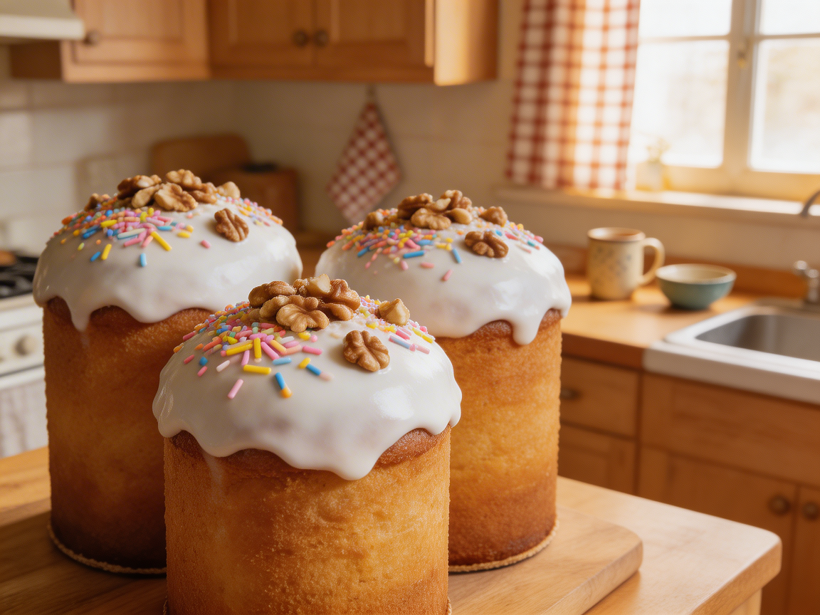 Выпечка куличей на Пасху