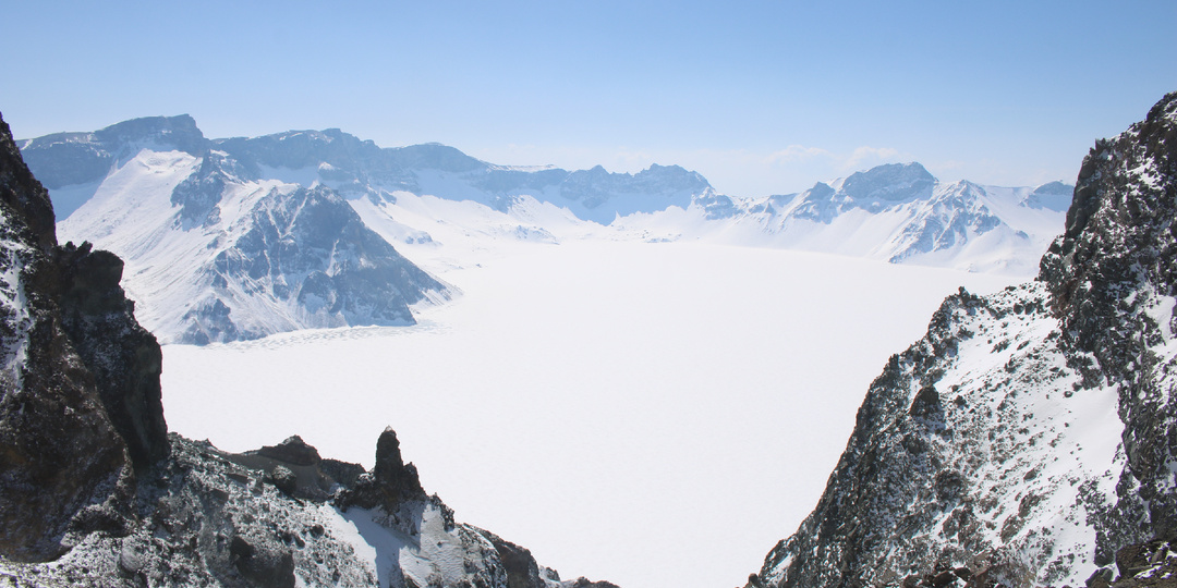 Вулкан Чанбайшань. Озеро Тяньчи.