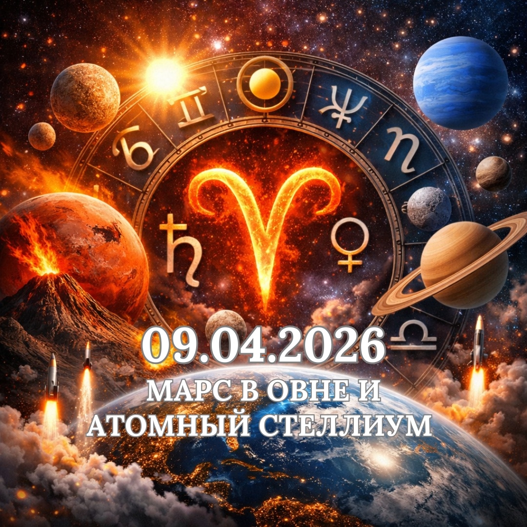 9 апреля 2026 Марс в Овне. Астролог Екатерина Юдина 