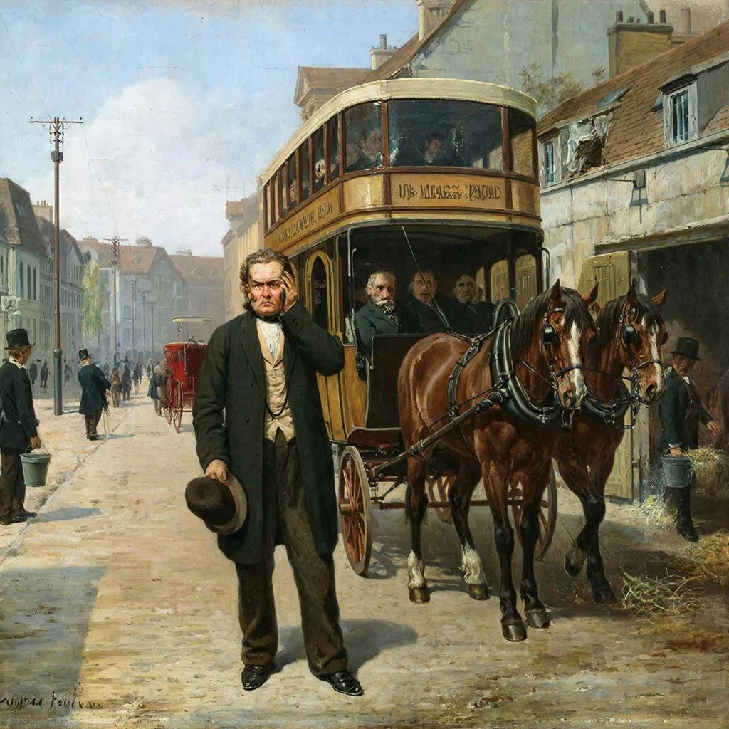 Реконструкция: Станислас Бодри, конный заводчик из Нанта. Человек, который придумал омнибус.