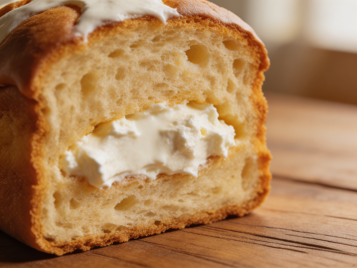 Кулич с ягодами внутри