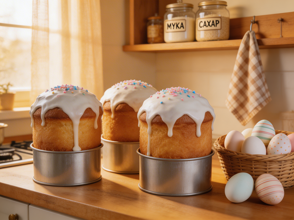 Быстрые куличи на Пасху