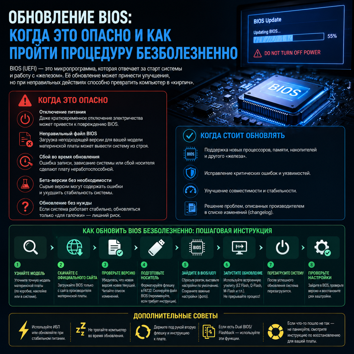 Как провести обновление BIOS безболезненно?