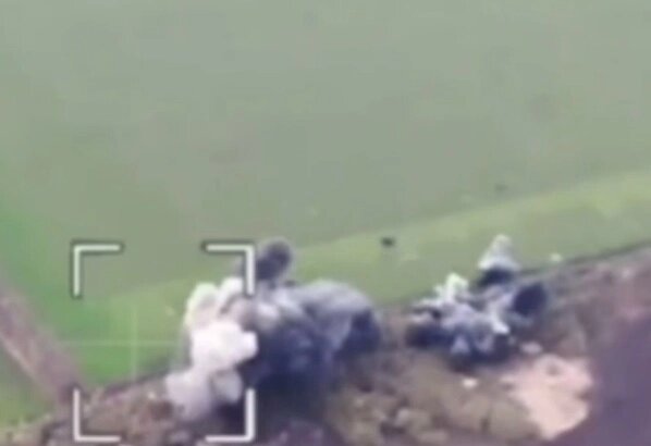    Удар по ПВД ВСУ в районе Верхней Терсы. Фото: кадр видео