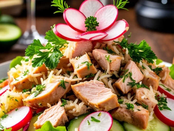 Полюбила этот салат с первого раза