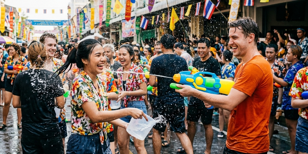 Как и где празднуют тайский новый год на Пхукете?