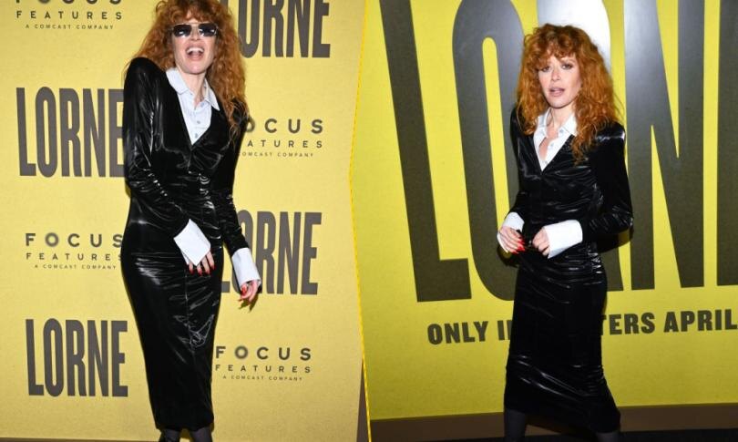    Источник: Stephen Lovekin/Shutterstock/Erik Pendzich/Shutterstock | Наташа Лионн вышла на красную дорожку после инцидента с рейсом Delta