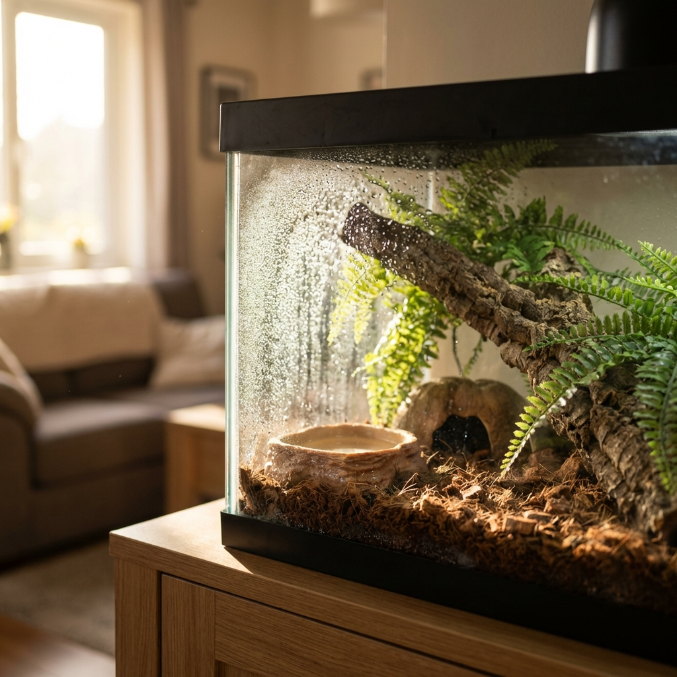 Обычно всё начинается именно так. Террариум вроде закрыт — но внутри пусто.