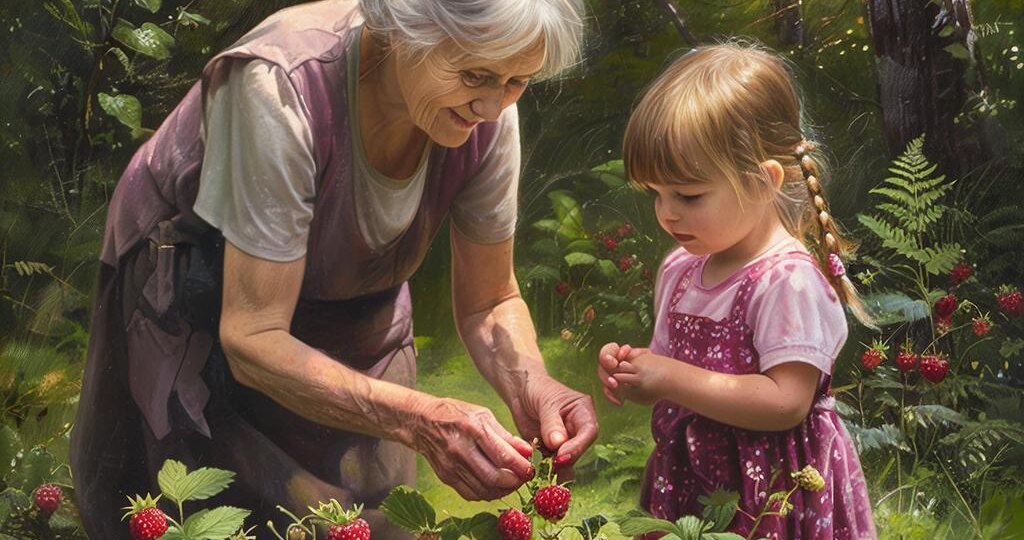 Земляника под дождем