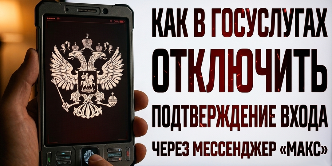 Как в Госуслугах отключить подтверждение входа через мессенджер «Макс» Как изменить способ входа