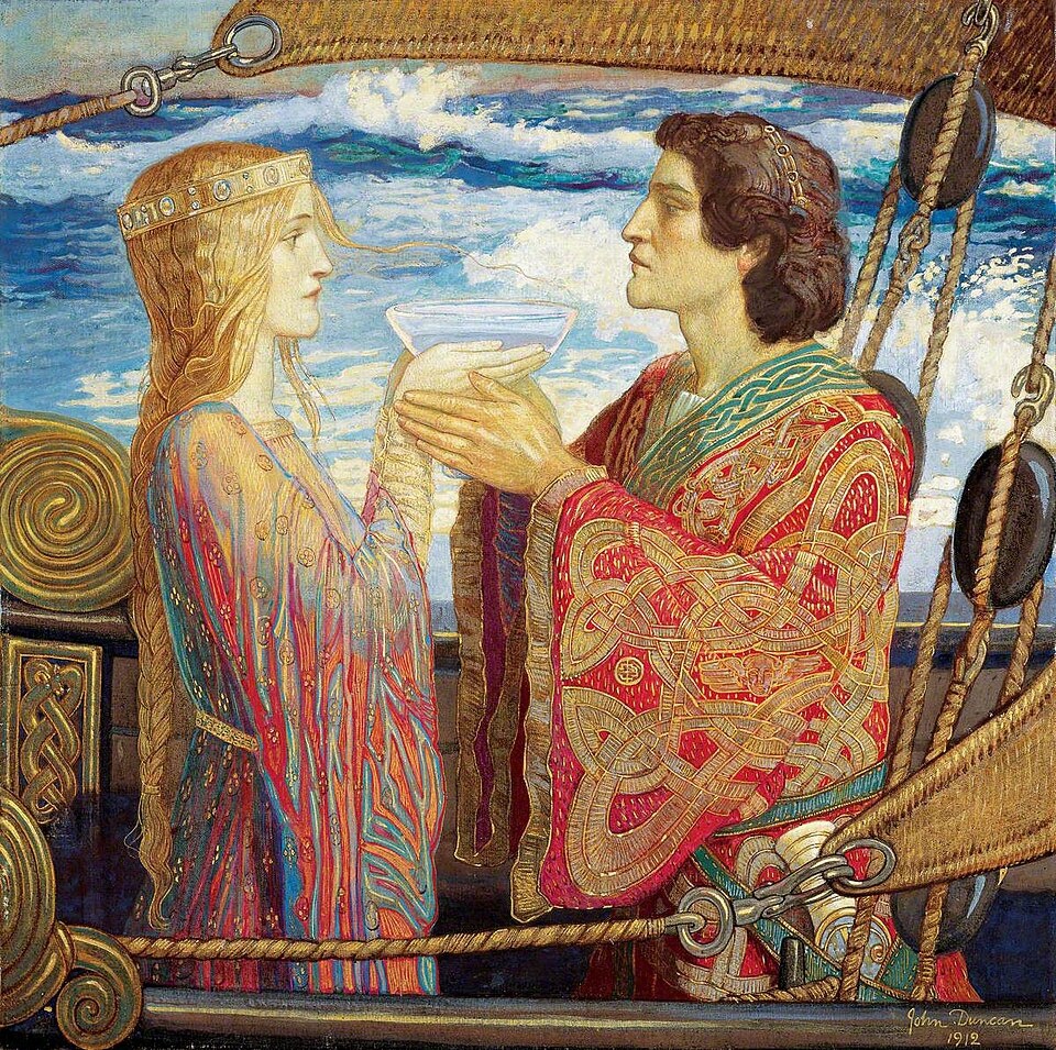 Джон Дункан. Тристан и Изольда. 1912