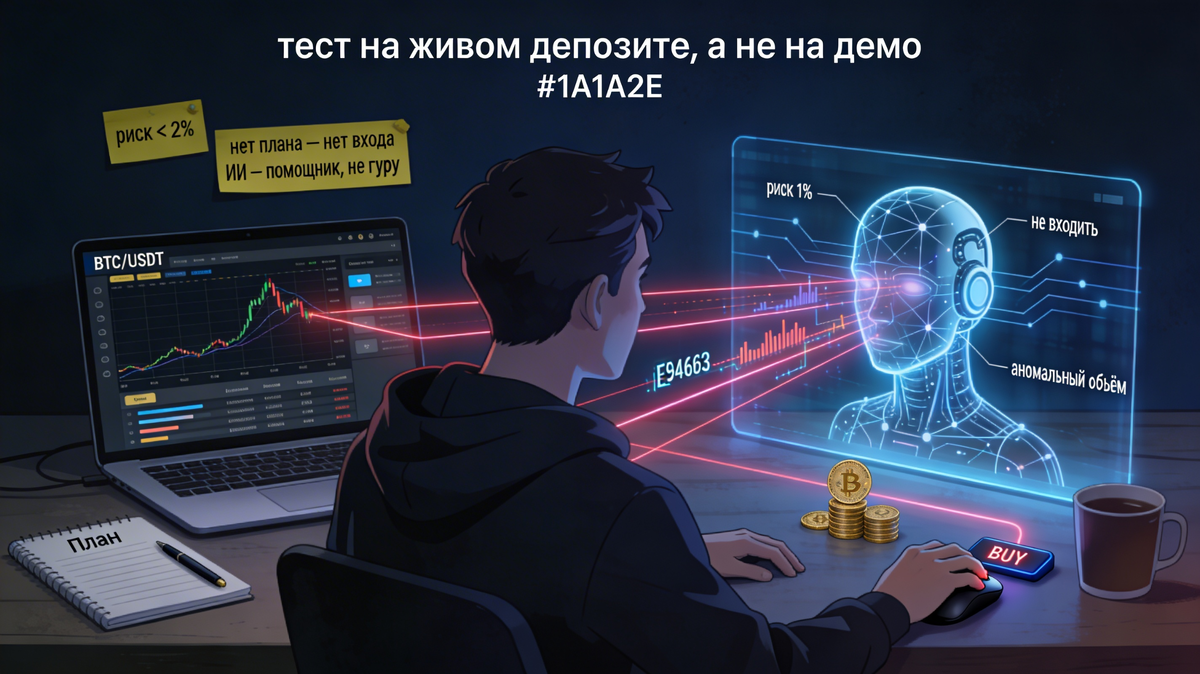 Нейросети + депозит на крипто бирже