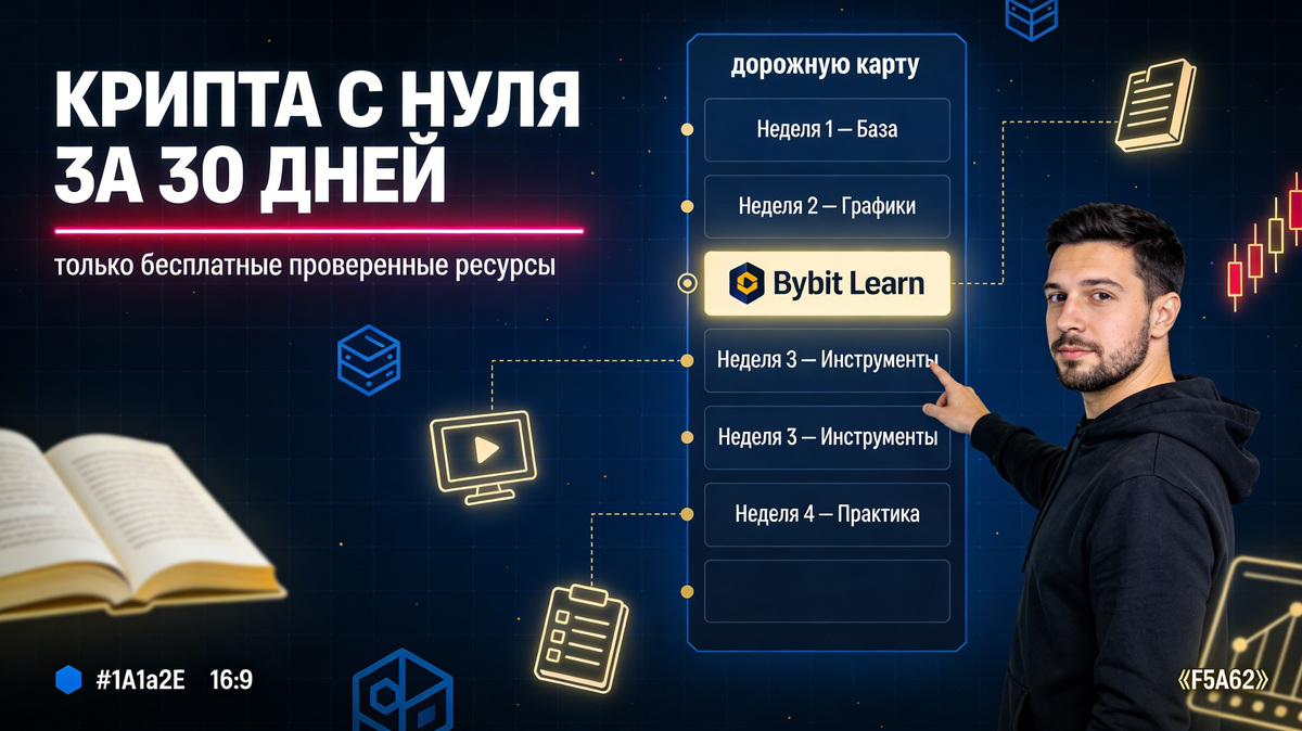 Пошаговай план, который действительно поможет разобраться в крипте всего за месяц