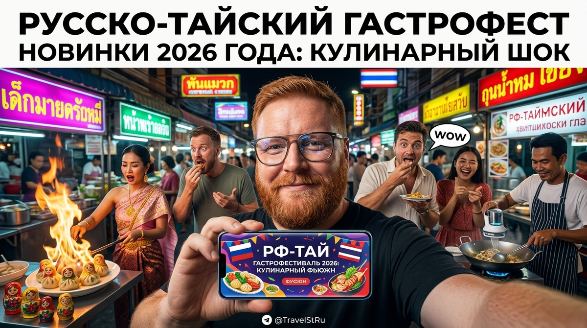 В Таиланде открыли российско таиландский гастрономический фестиваль — новинки 2026