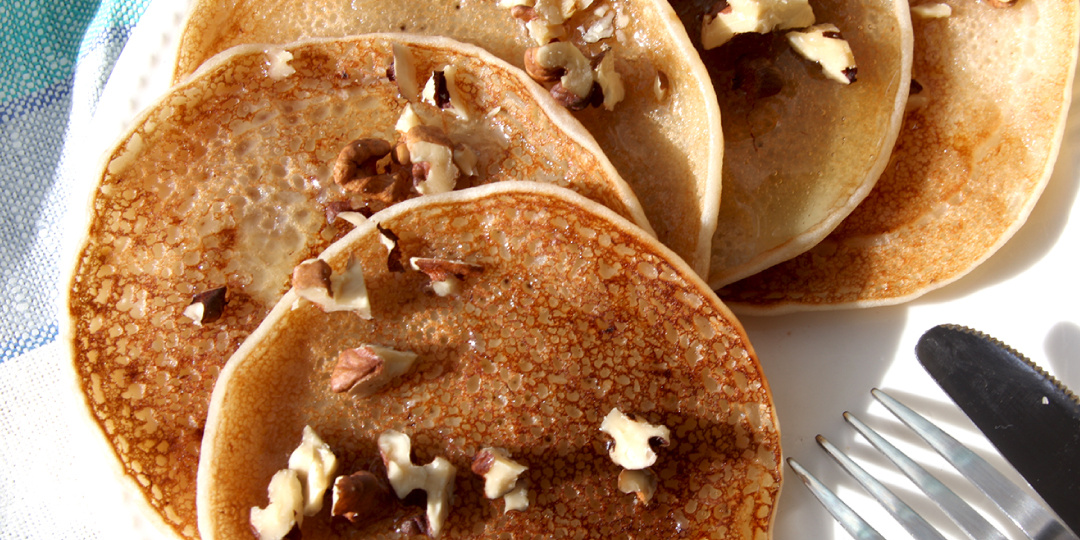 🥞🍌Рисовые блинчики без яиц с бананом