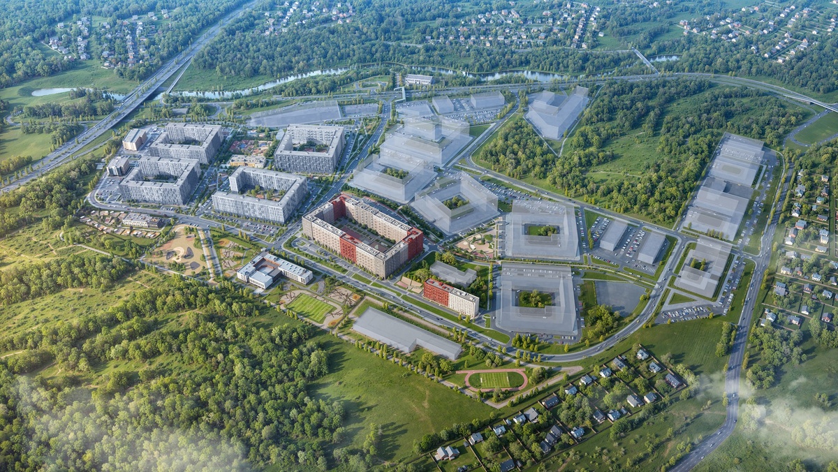 Генплан ЖК «Большое Юрлово» от застройщика «Самолет»