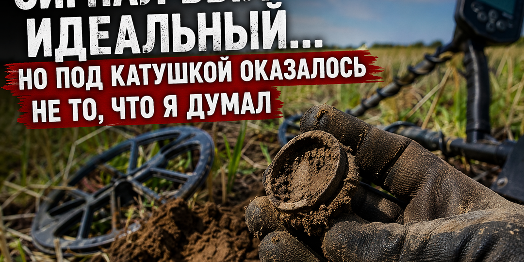 Сигнал был идеальный… но под катушкой оказалось не то, что я думал