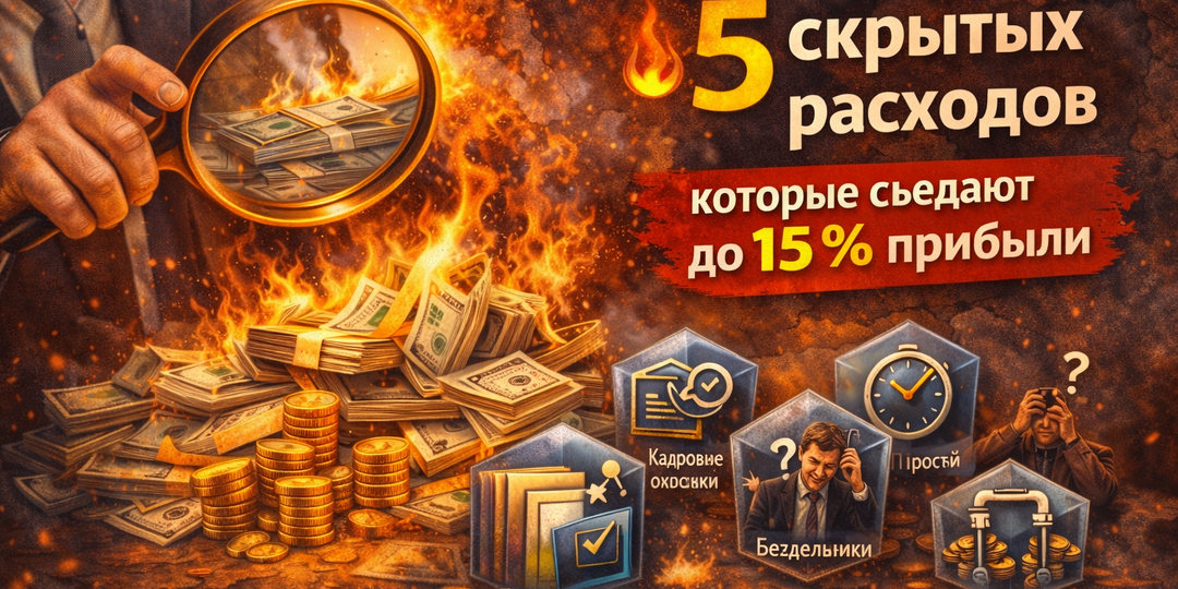 🔥 «5 скрытых расходов, которые съедают до 15% прибыли»