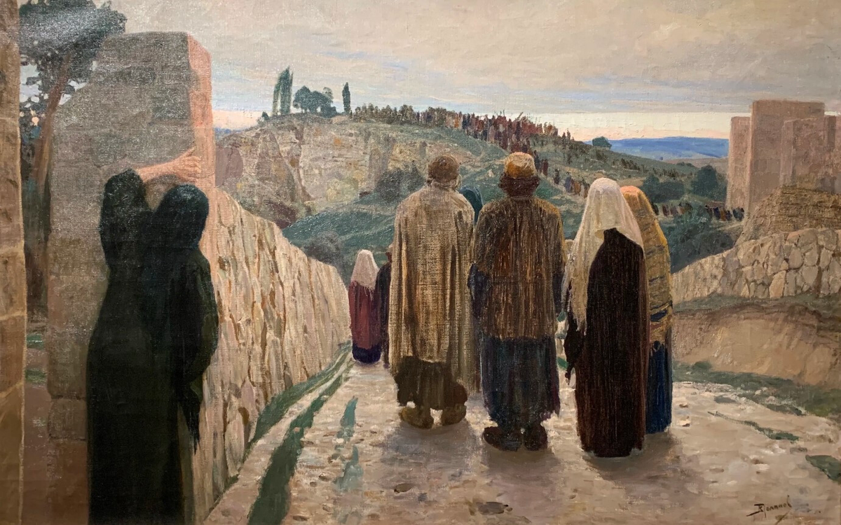 Василий Поленов. «Голгофа (Стояли вдали…)», 1909 год