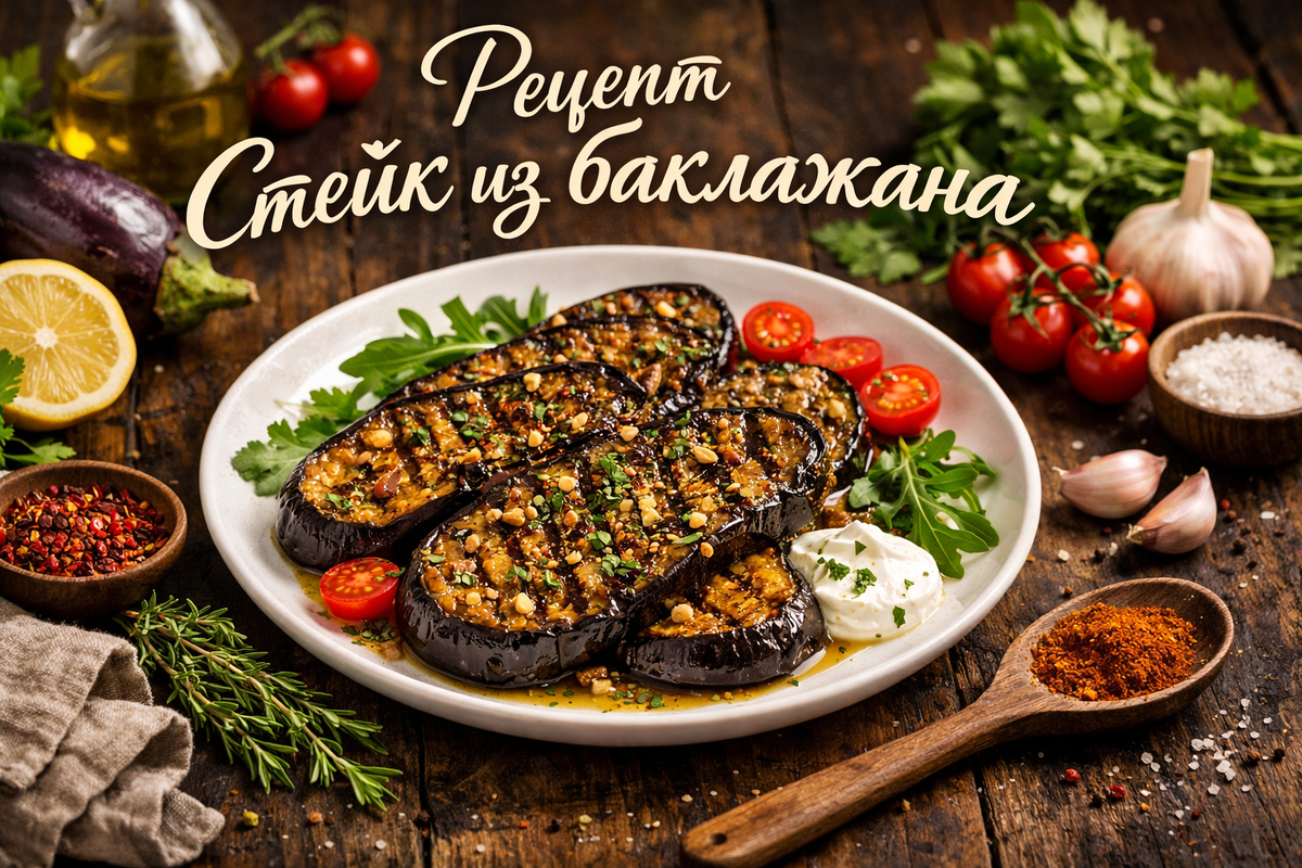Стейки из баклажанов 