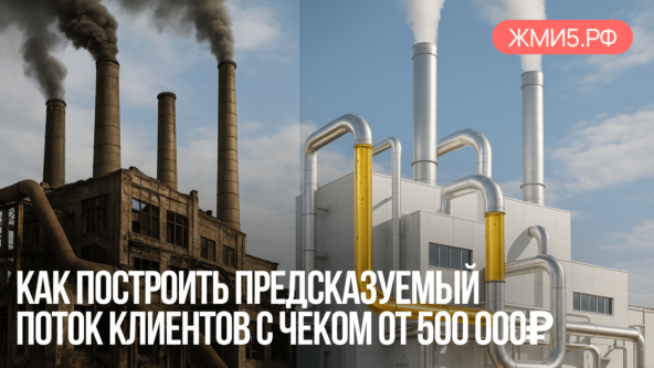 Как построить предсказуемый поток клиентов с чеком от 500 000 ₽. Система, которая работает, когда Директ «не работает»