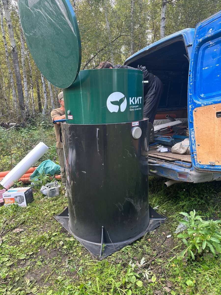 Осиновка. Монтаж станции КИТ 4