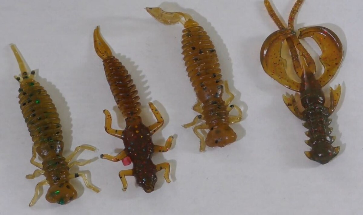 Рачок и ларвы