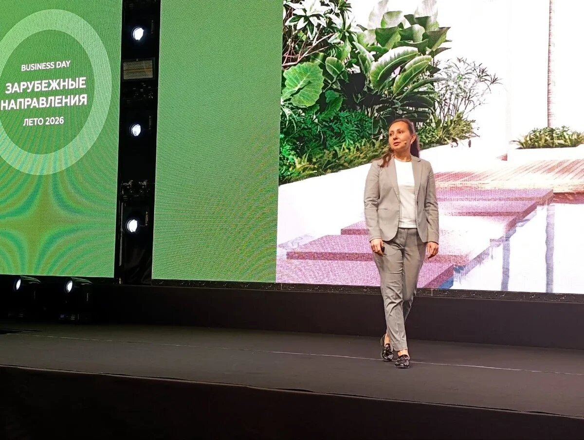    Зарубежные программы PEGAS Touristik на лето 2026 года в рамках бизнес-конференции в отеле Mardan Palace 5* в Анталье презентовала Руководитель отдела продаж премиального сегмента Марина Панова. Фото: Дмитрий Середа, для АТОР