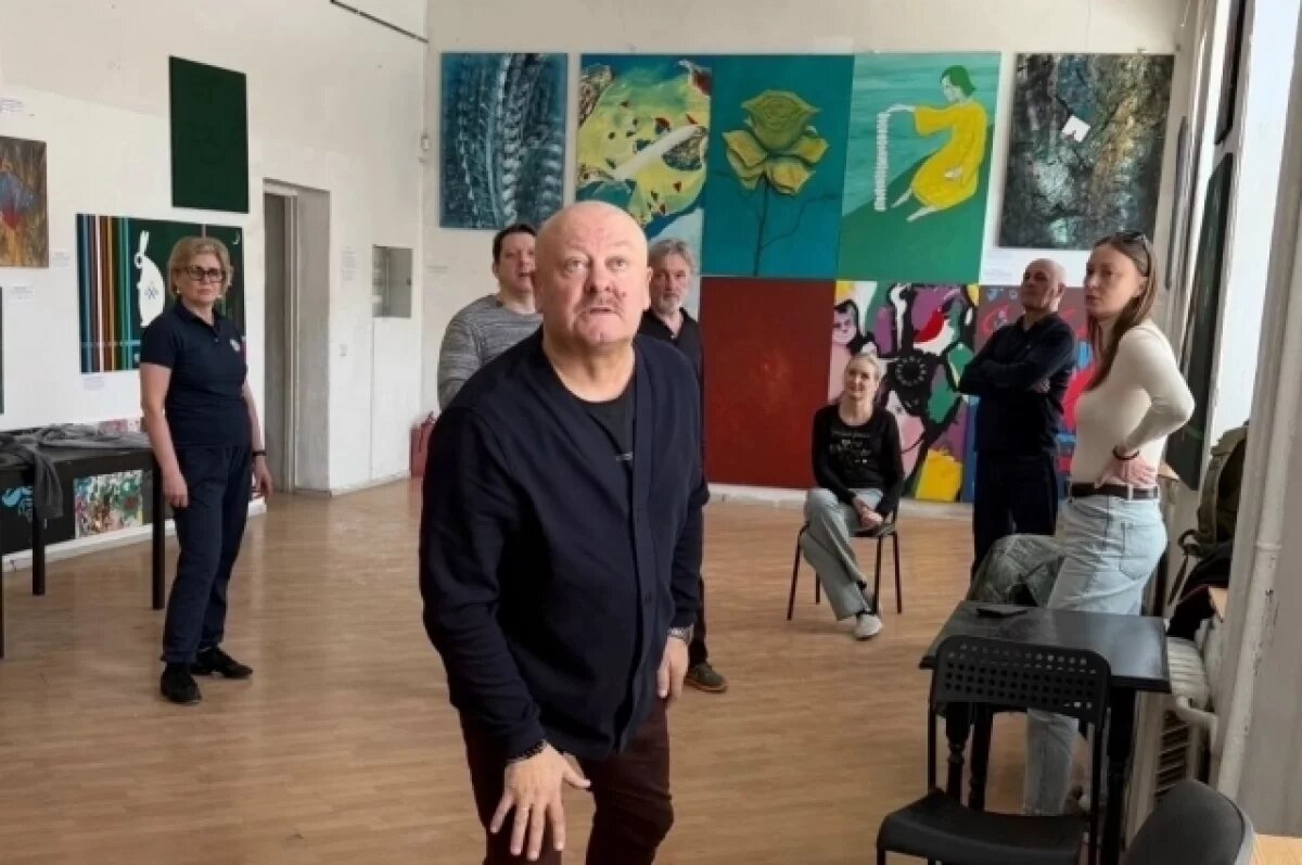    Фото с репетиции спектакля