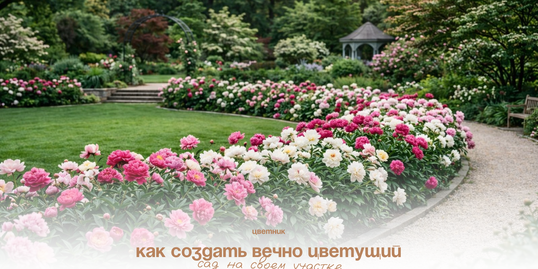 Сад непрерывного цветения: что посадить один раз, чтобы любоваться цветением до зимы