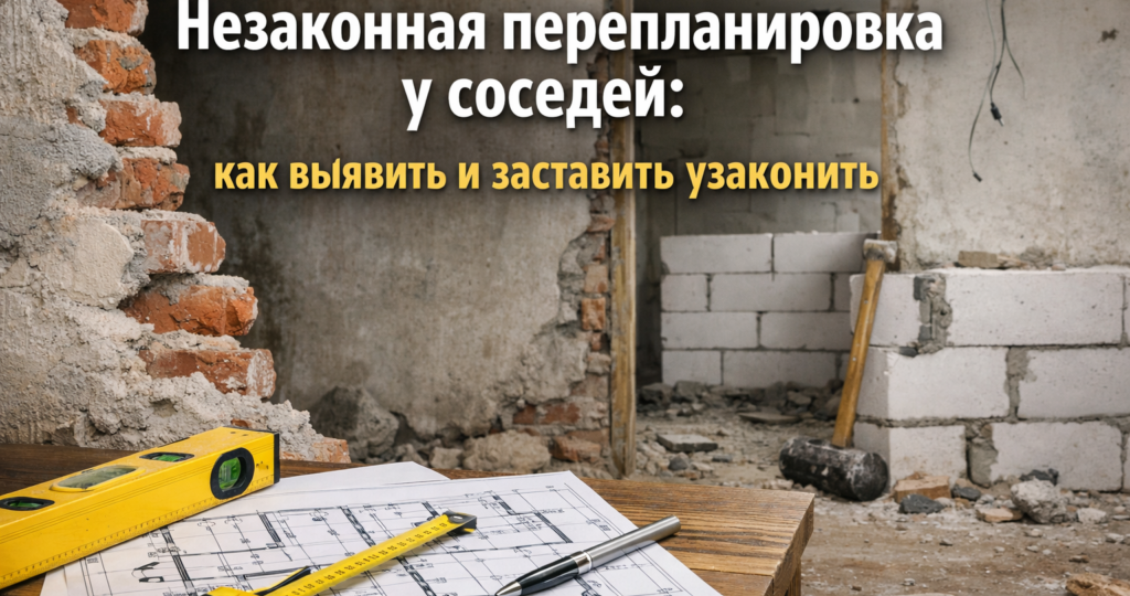 Как выявить незаконную перепланировку у соседей и заставить их узаконить: ваше руководство к действию