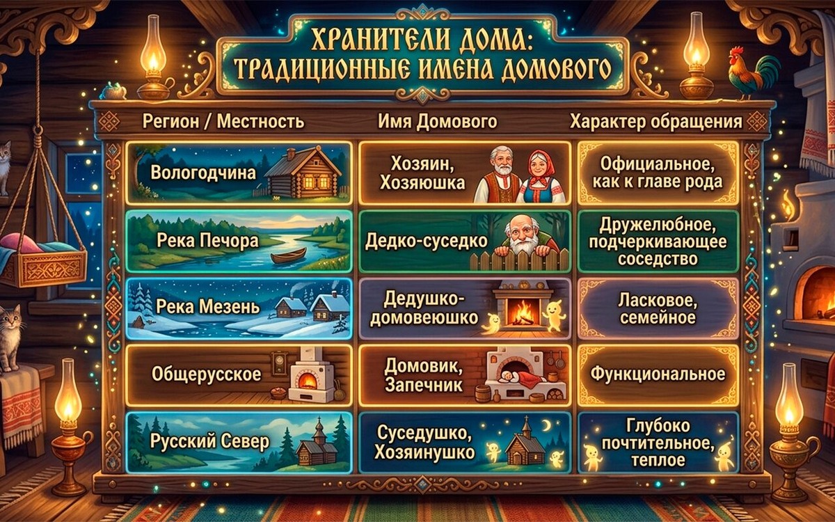 Имена домового в разных регионах России: от дедка-суседка до хозяюшки Дмитрий Петров📷
