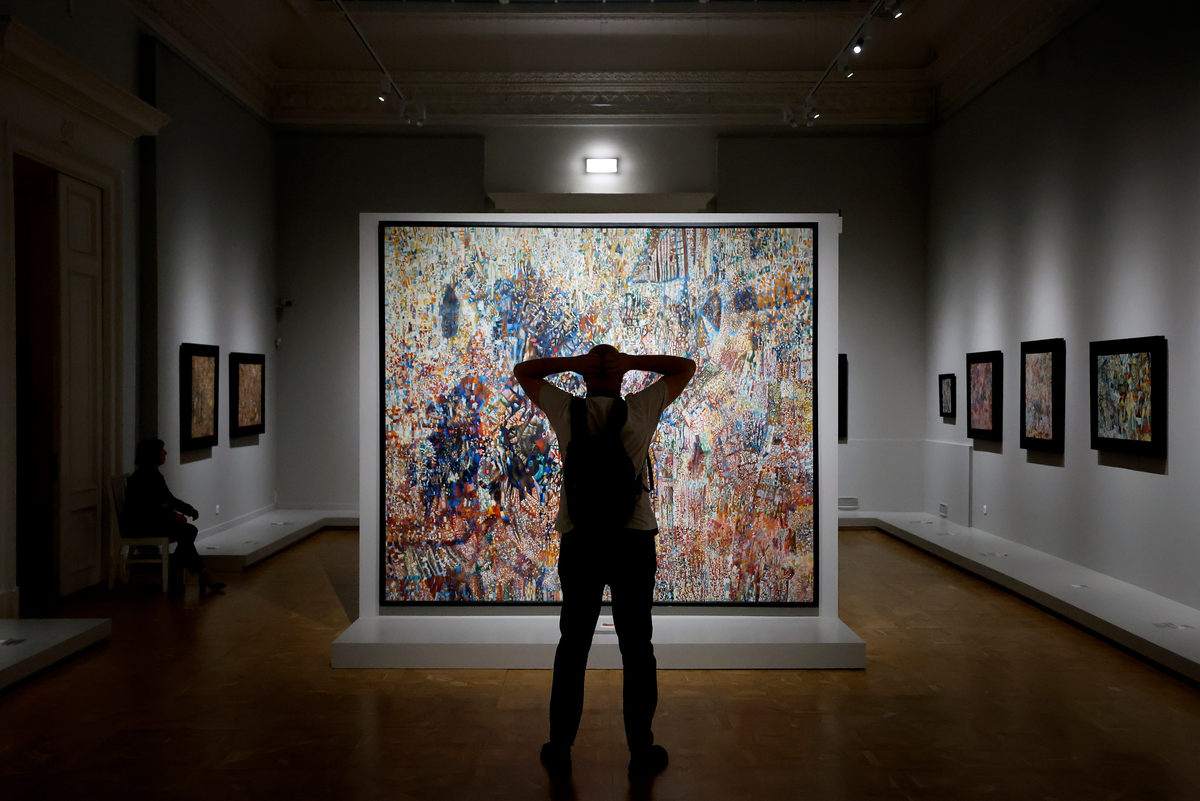 «Формула весны» Павла Филонова на выставке «Наш авангард». Фото: EPA / ТАСС