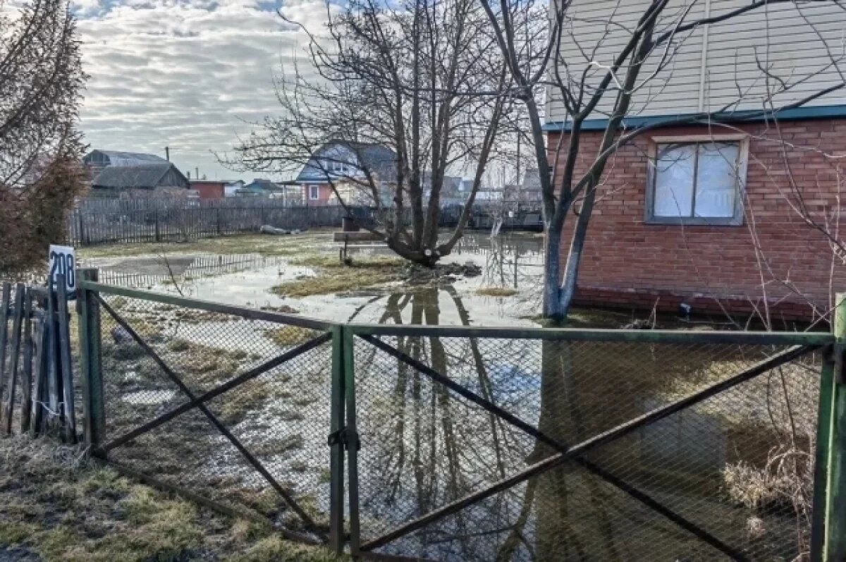    Добраться до дачного дома можно только в броднях или на лодке