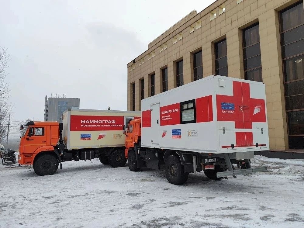     В апреле мобильная поликлиника отправится на север Красноярского края