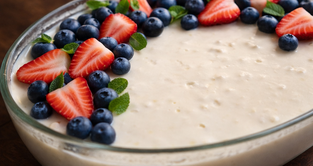 Панакота из сметаны за 10 минут