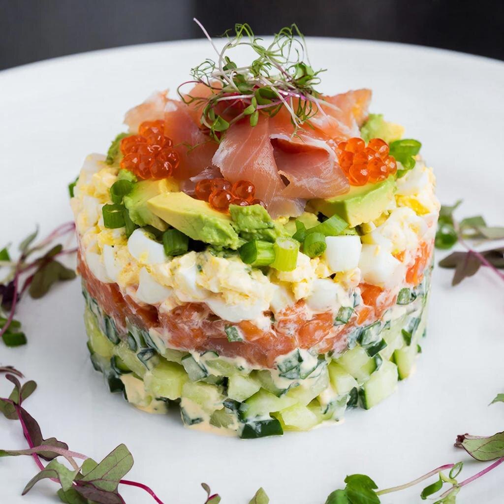 Салат «Красный цветок»