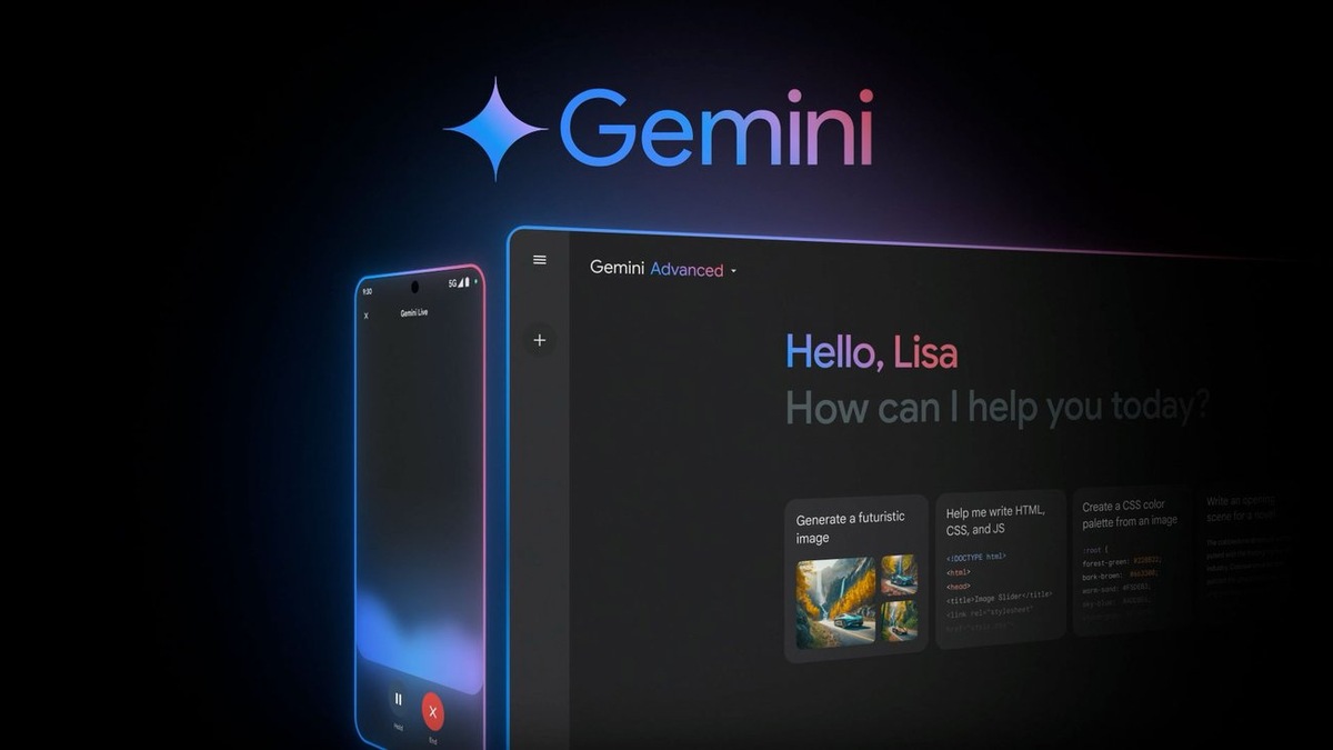    Интерфейс Gemini — окно чата с панелью инструментов. Источник: blog.google