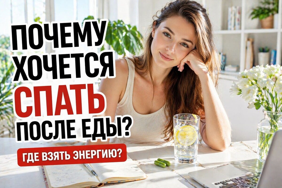 ПОЧЕМУ ХОЧЕТСЯ СПАТЬ ПОСЛЕ ЕДЫ? ГДЕ ВЗЯТЬ ЭНЕРГИЮ?