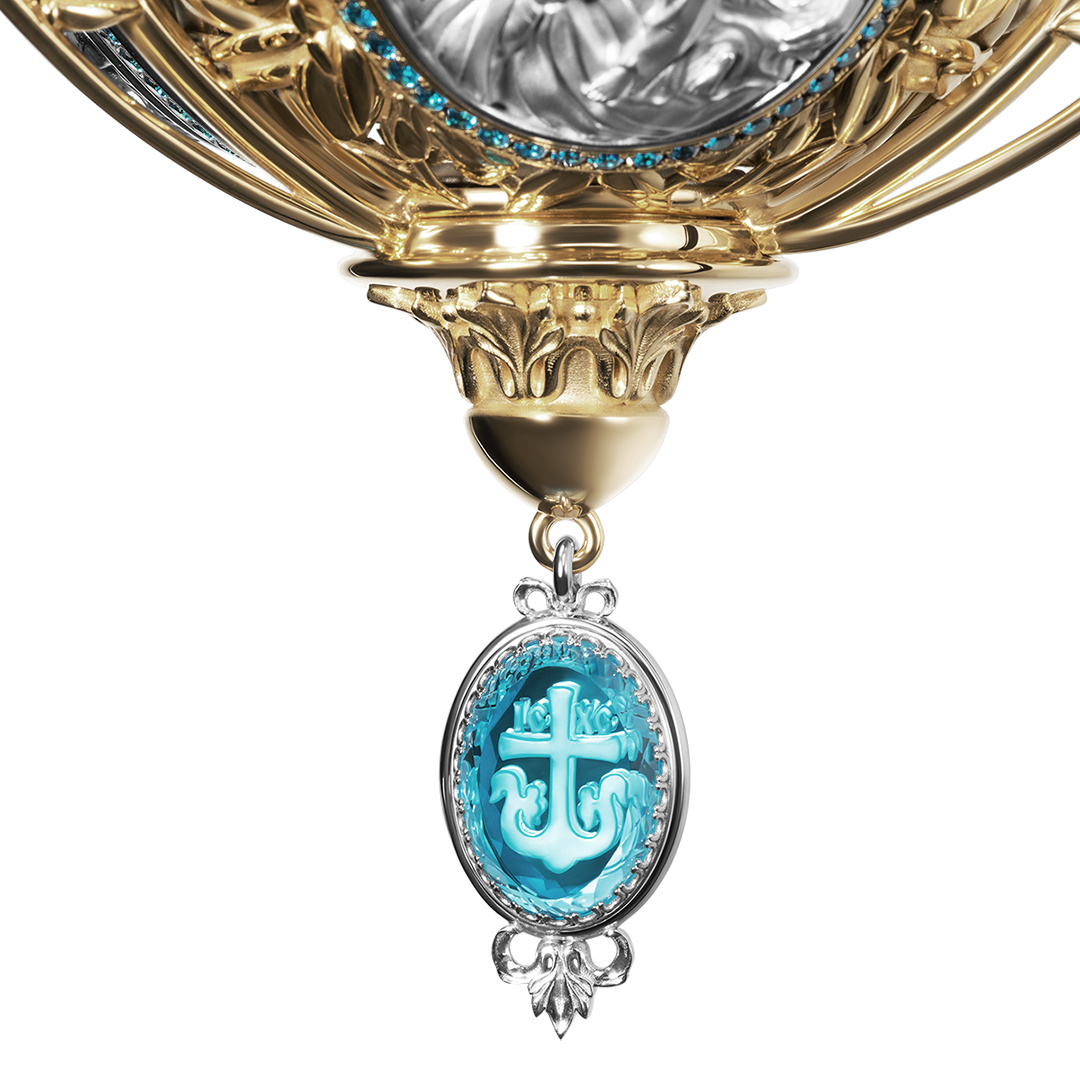 Лампада изготовленная для Русского Свято-Пантелеимонова монастыря на Афоне