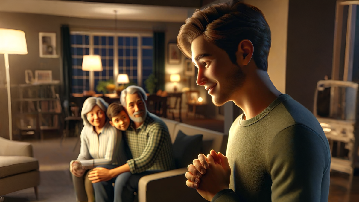 Фото создано в ИИ моим сыном