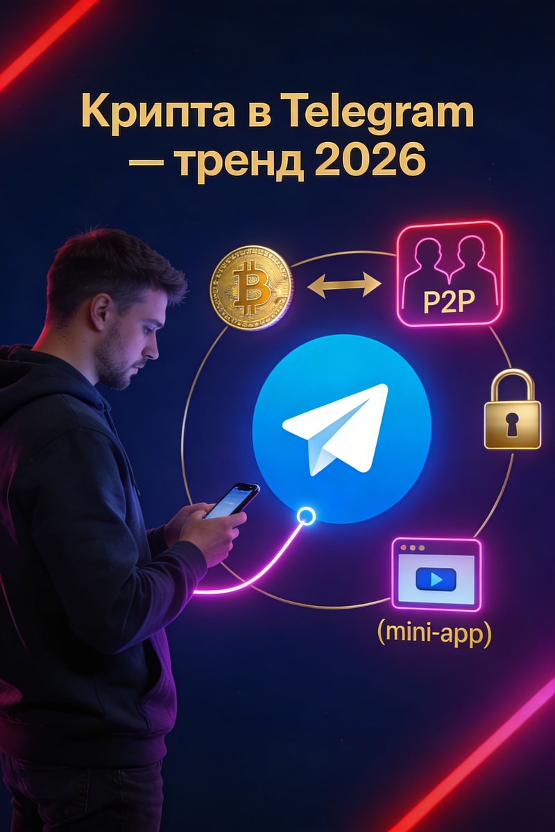 Криптокошелёк в "телеге" почему это удобно, но опасно