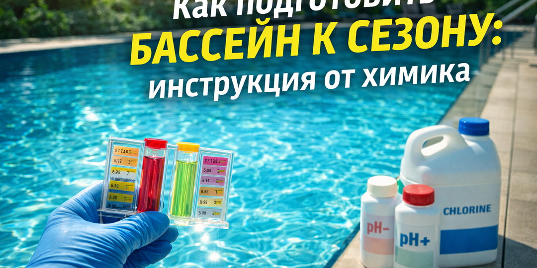 Как подготовить бассейн к сезону: инструкция от химика
