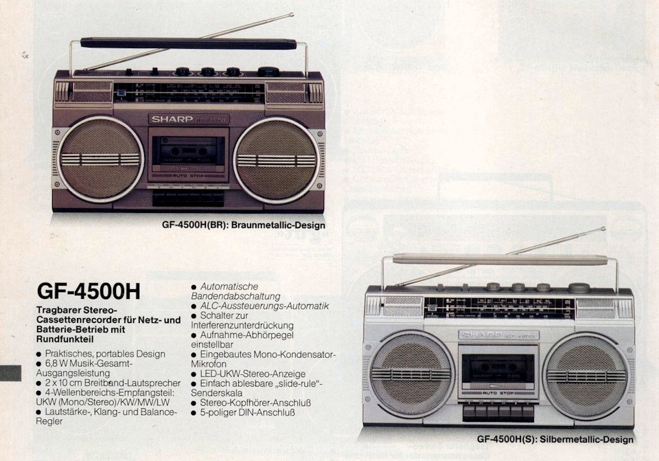 Рекламный проспект фирмы-изготовителя. Для европейского рынка.